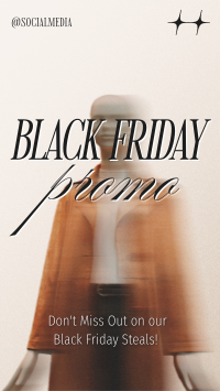 Black Friday Minimalist Promo Instagram Reel Design