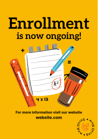 Enrollment Is Now Ongoing Flyer Image Preview