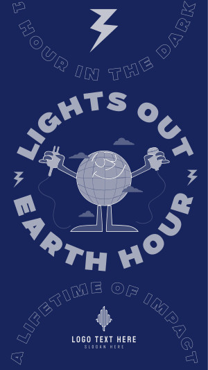 Earth Hour Lights Out Instagram story Image Preview
