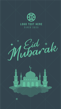 Eid Blessings Facebook Story Design
