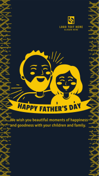 Father's Day Bonding Facebook Story Design