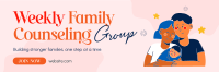 Weekly Family Counseling Twitter Header Design