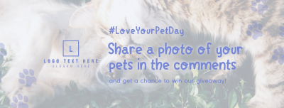 Love Your Pet Day Giveaway Facebook cover Image Preview