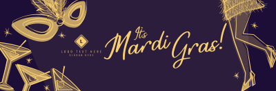 Flapper Mardi Gras Twitter header (cover) Image Preview