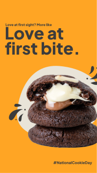 Gooey Cookie Bite Instagram story Image Preview