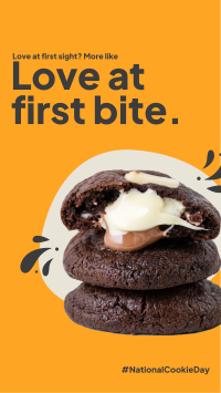 Gooey Cookie Bite Instagram Story Design