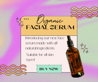 Organic  Skincare Y2K Facebook Post Design
