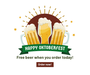 Cheers Beer Oktoberfest Facebook post