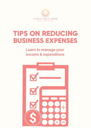 Reduce Expenses Flyer Image Preview