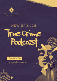 True Crime Podcast Poster Design