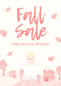 Autumn Leaves Sale Flyer Image Preview