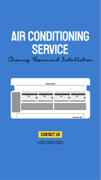 Air Conditioning Service Facebook Story Design