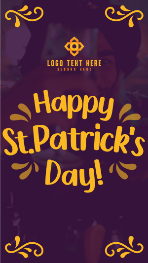 Happy St. Patrick's Day Facebook story Image Preview