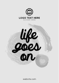 Life goes on Flyer Design