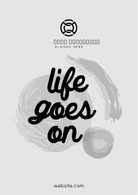 Life goes on Flyer Image Preview