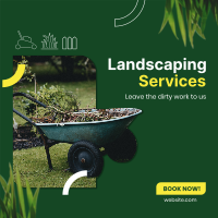 Landscaping Services Instagram post | BrandCrowd Instagram post Maker