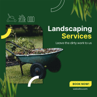 Landscaping Services Instagram Post Design