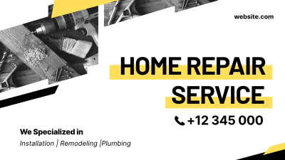 Modern Repair Service Facebook event cover Image Preview