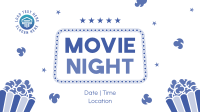 Movies and Popcorn Facebook event cover Image Preview