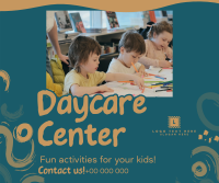 Fun Daycare Center Facebook Post Design