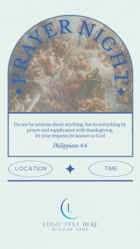 Rustic Prayer Night Instagram Reel Preview