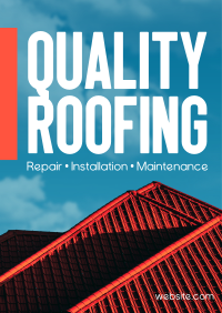 Quality Roofing Flyer Image Preview