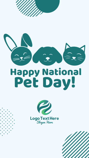National Pet Day Instagram story Image Preview