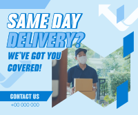 Courier Delivery Services Facebook post Image Preview
