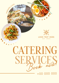 Food Catering Events Poster Design