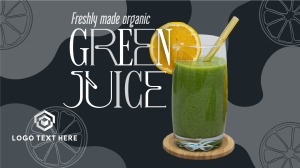 Fresh Healthy Drink Video Image Preview