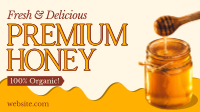 Organic Premium Honey Facebook Event Cover Design