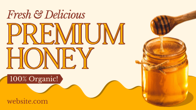 Organic Premium Honey Facebook event cover Image Preview