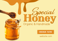 Honey Harvesting Postcard Image Preview