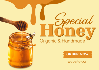 Honey Harvesting Postcard Image Preview