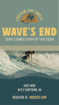 Surfing Competition YouTube Short Design