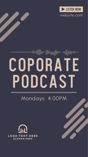 Corporate Podcast Facebook story Image Preview