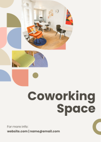 Coworking Space Shapes Flyer Image Preview