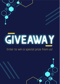 Hex Tech Giveaway Flyer Image Preview