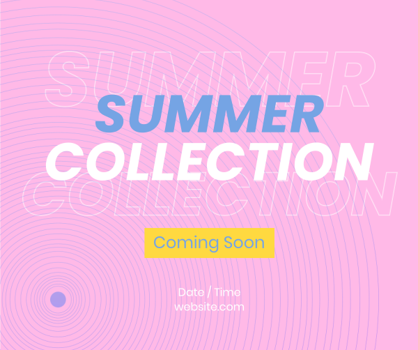 90's Lines Summer Collection Facebook Post Design Image Preview