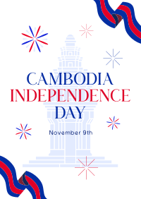 Cambodia Independence Festival Flyer Design