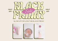 Beauty Black Friday Postcard Design