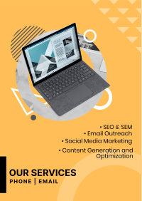 Digital Marketing Services Flyer Design