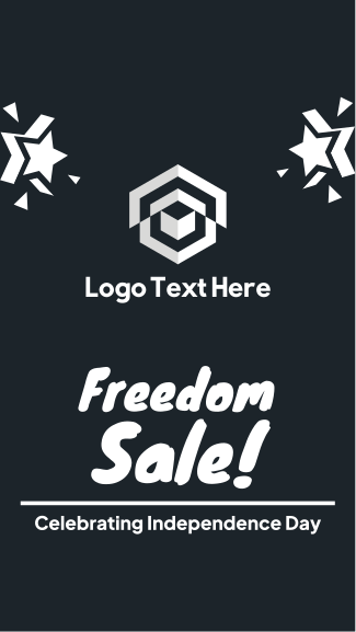 Freedom Sale Facebook story