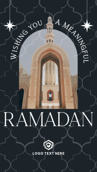 Greeting Ramadan Arch YouTube Short Design
