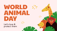 World Animal Day Facebook Event Cover Design