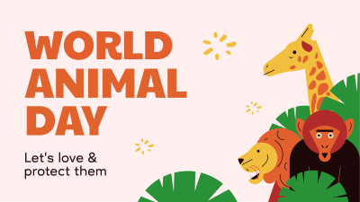 World Animal Day Facebook event cover Image Preview