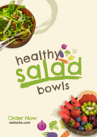 Salad Bowls Special Flyer Design