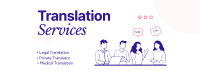 Translator Services Facebook Cover Design
