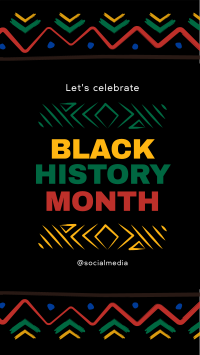 Celebrate Black History Facebook Story Design