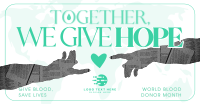 Modern Blood Donor Month Facebook Ad Preview